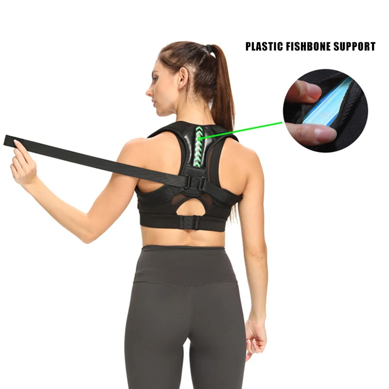 Posture Corrector Back Orthosis Adult Prevention Of Humpback Open Shoulder Chest Pressure Adjustable Clavicle Retainer Sitting Posture posture corrector