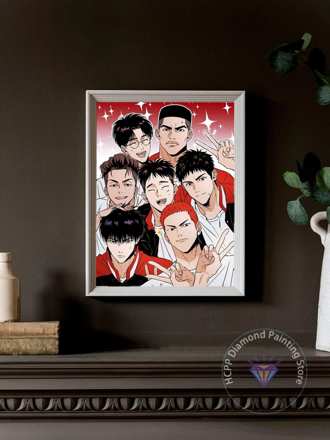 Slam dunk Basketball Janpan Anime Diamond Painting Kit 5D Diamond Embroidery Cross Stitch Handmade Art Gift Crafts Home Decor