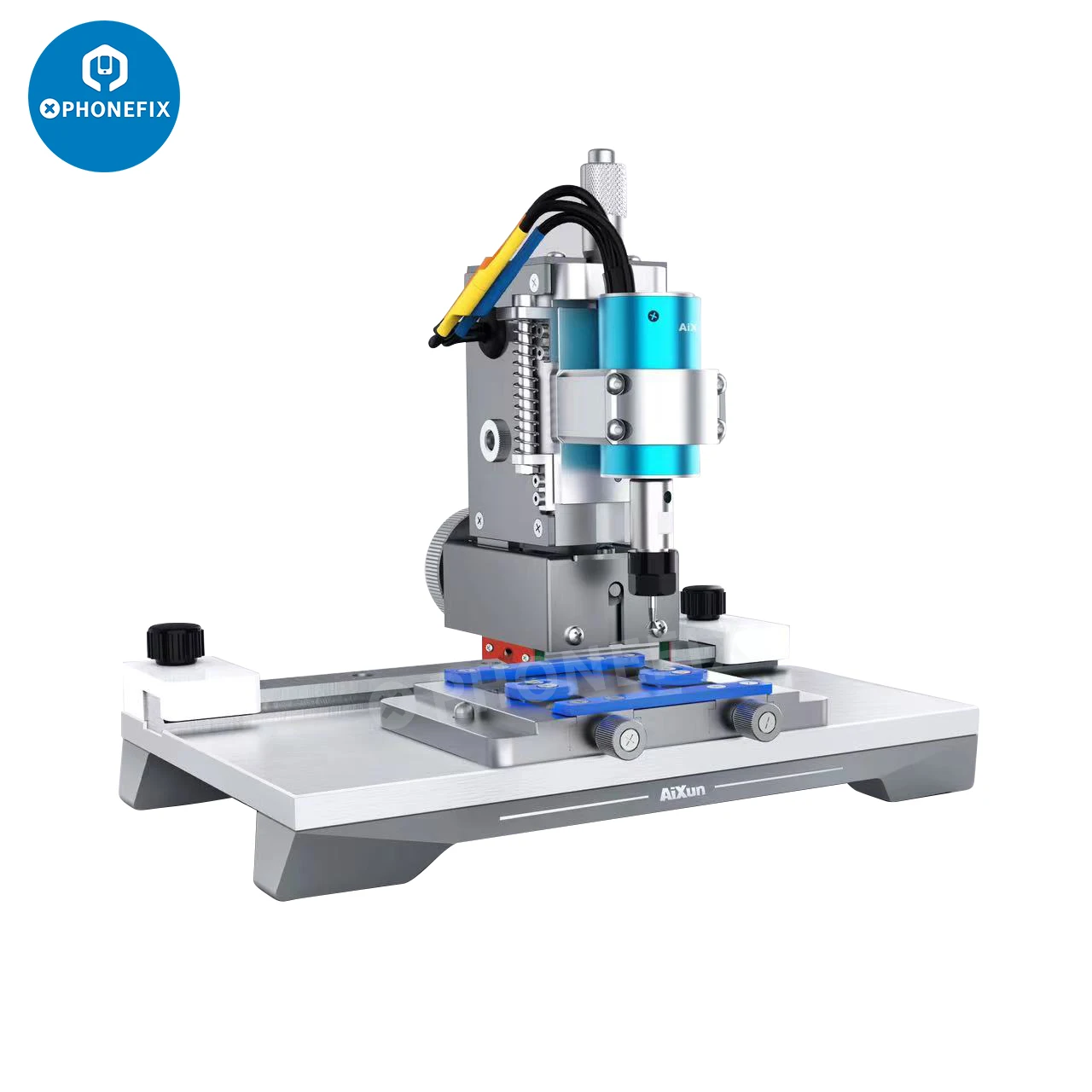 JC AIXUN Smart IC Chip Grinding Machine Mobile Phone Screen Hard Disk CPU Touch IC Mainboard Grinding Polishing Grinder Tool Set