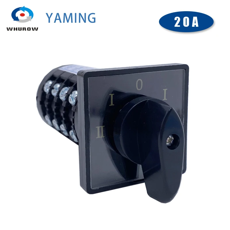 Yaming Elétrico p Rotary Cam Switch Posições Pólos 16 Terminais Contato de Prata Hz5b20 Pólos 16 Terminais