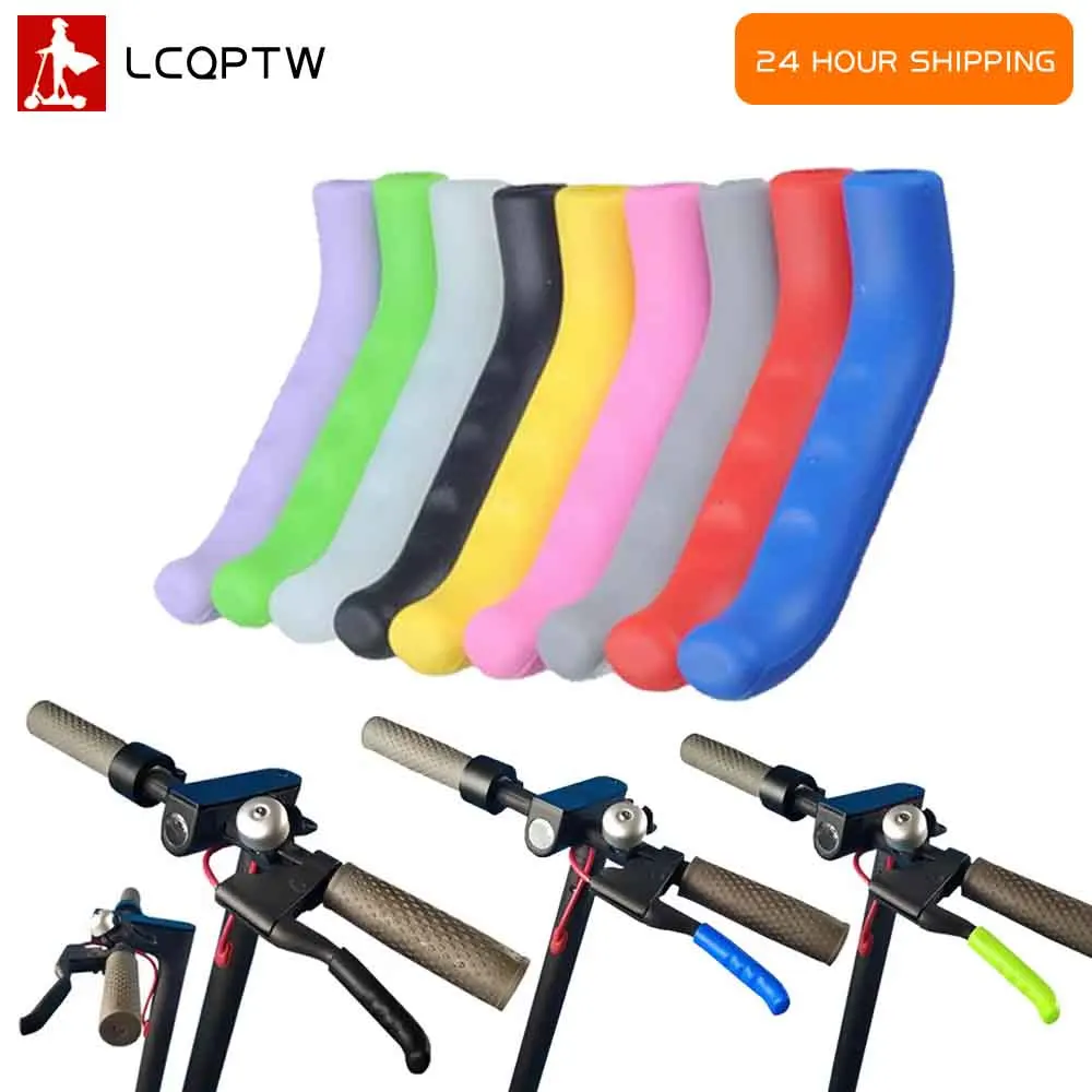 Silicone Anti-slip Brake Handle Grips Electric Sccoter Gel Lever Cover For Xiaomi M365 PRO Mi3 4 Pro Protector Sleeve Case