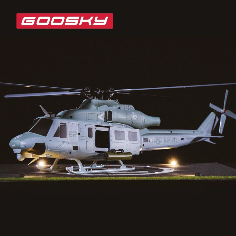 ラジコン　ヘリコプター　新型　Goosky E2 UH-1Y GPS搭載 Goosky E2 UH-1Y Venom BNF Helicopter – HeliDirect
