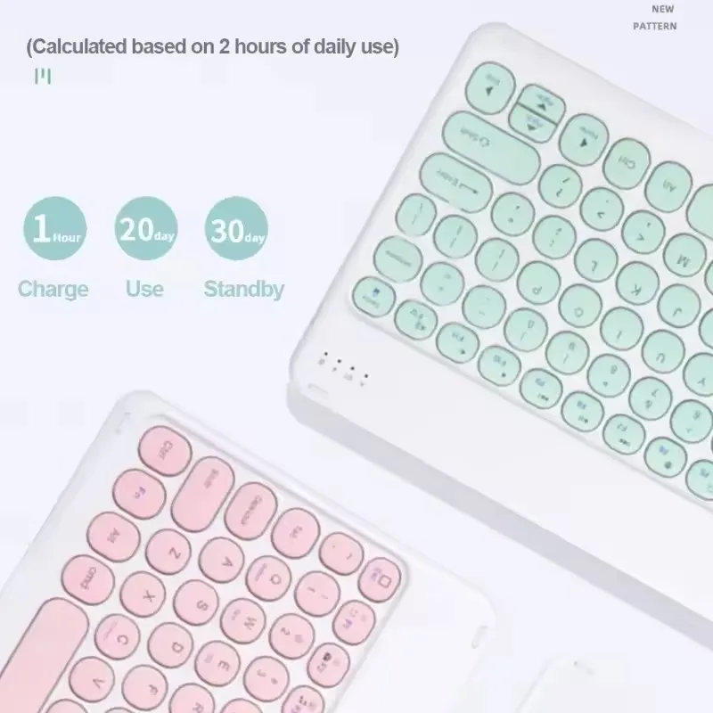 Bluetooth Wireless Keyboard for IPad 11th Gen 11Inch A16 Air11 Air13 M3 Tablet Keyboard for IOS Android Windows Accessories