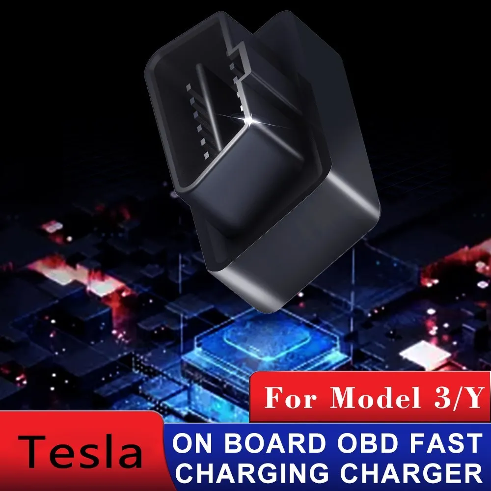 

Tesla 3Y car OBD 30W Quick charge - black -17-22
