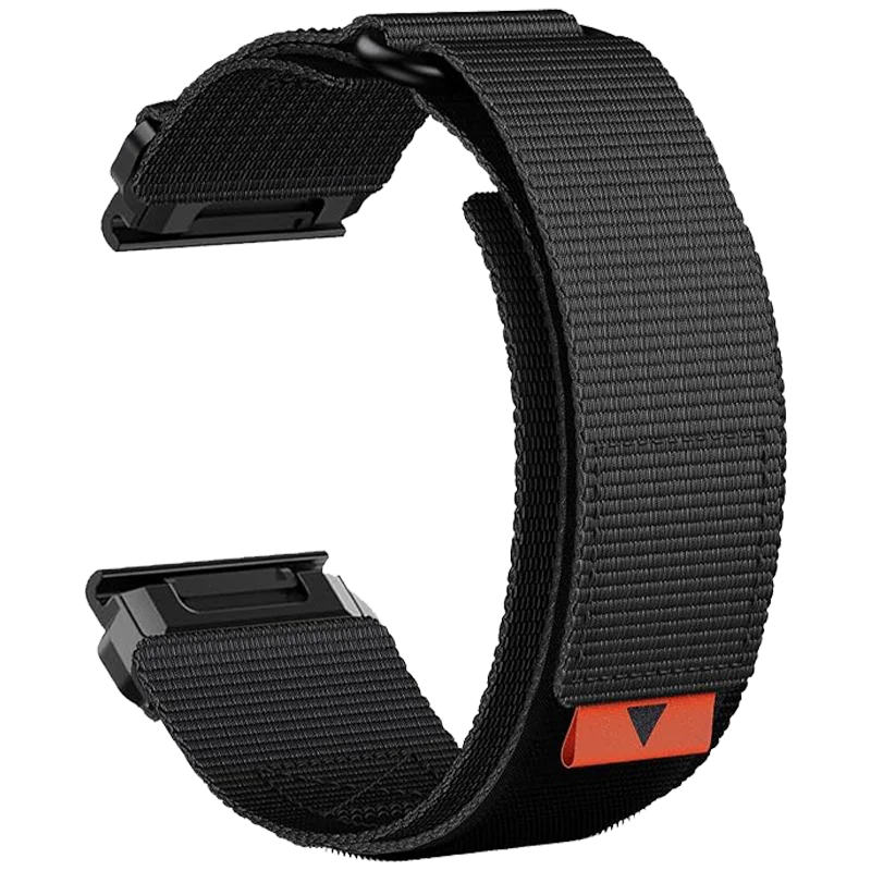 Quickfit Nylon Watchband Bracelet - Adjustable 22mm to 26mm Strap