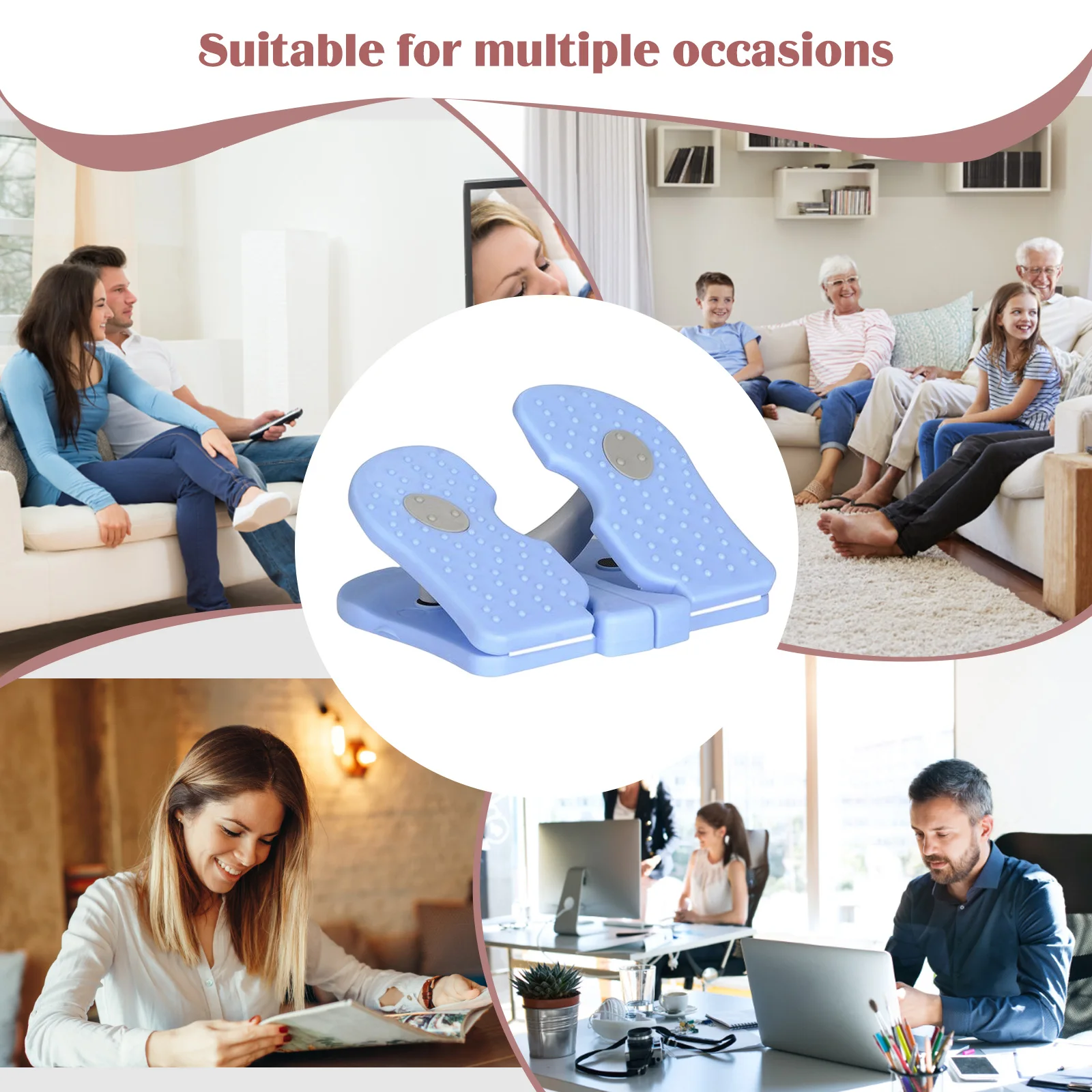 مشاية دواسة قدم صغيرة قابلة للطي مانعة للإنزلاق ،...