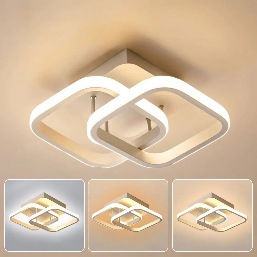Luce A Soffitto A LED Moderna 24W Semplice In Un Lampadario A Spirale Di Design 23 21 10 Cm Bianco Luce Calda