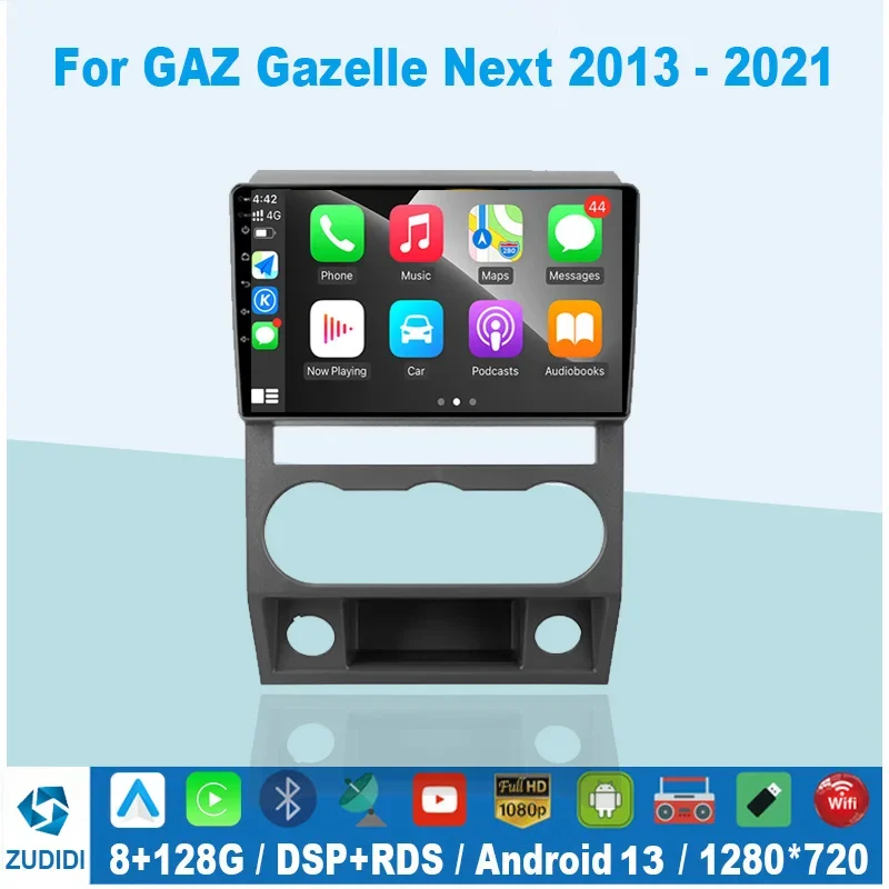 

Android 13 For GAZ Gazelle Next 2016+ Car Radio Multimedia Video Player 2 Din Navigation GPS Carplay Autoradio Stereo WIFI 4G BT