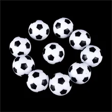 

10PCS Plastic Foosball Table Football Soccer Ball Football Fussball Sport Gifts Round Indoor Games 32mm Wholesale