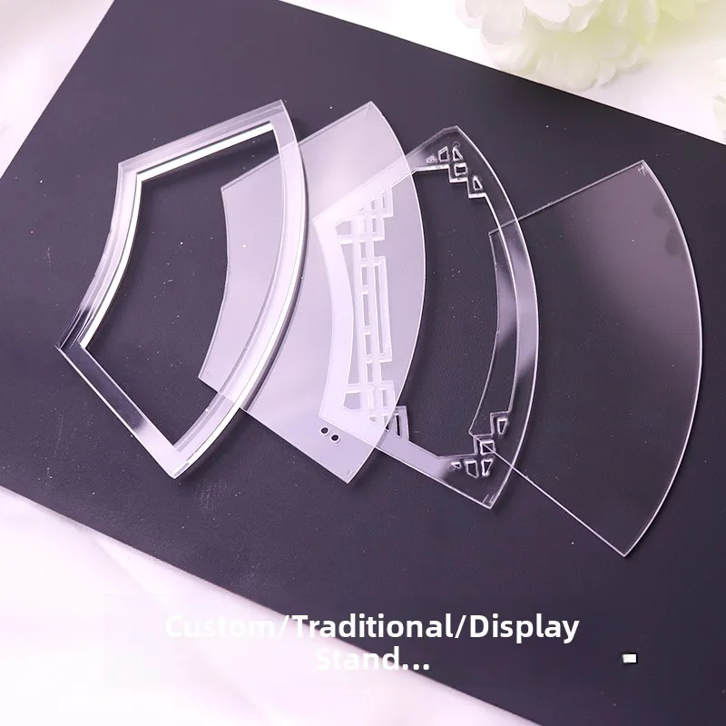 Acrylic Board for Flowing Hemp DIY Materials Square And round Different Specins High Transparency Sand Flowing Mahjong...