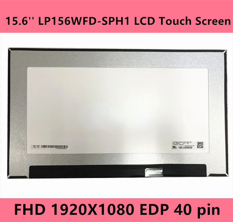 цп лс pussy 15  Lp156wfd-sph1 Lp156wfd (sp)(h1) For Dell Inspiron 15 5584 Lcd Display  Touch Screen Fhd Edp 40 Pins D/pn 0nm22v - Laptop Lcd Screen - AliExpress