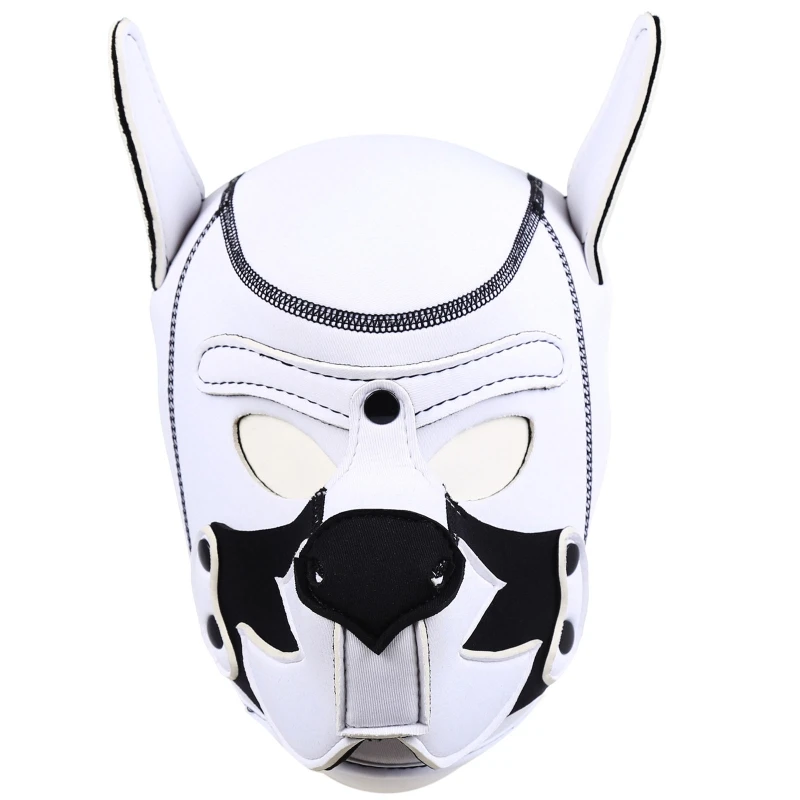 Animal for Head Mask Puppy Hood Full Face Mask Cosplay Costume for Dropship