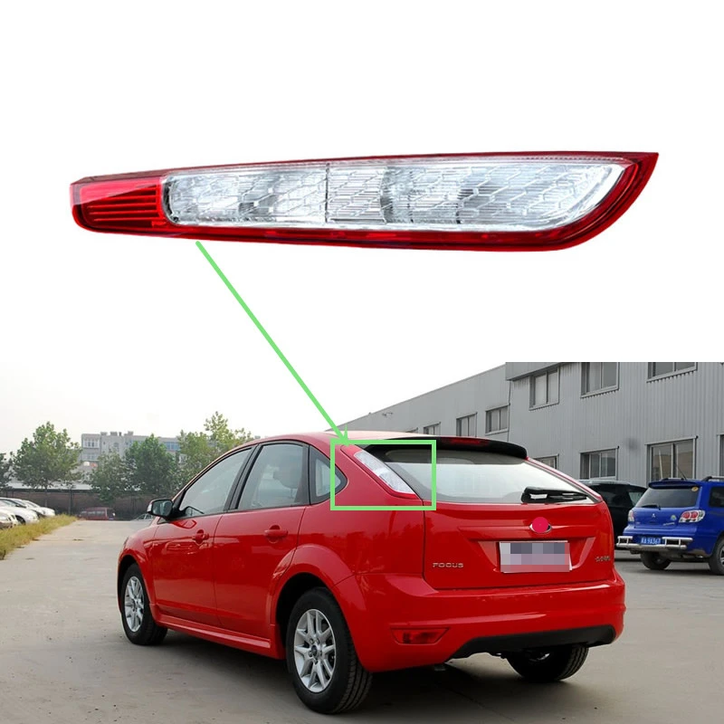 

For Ford Focus 2005-2014 hatchback tail light assembly brake light reversing light turn light cover lamp shell original