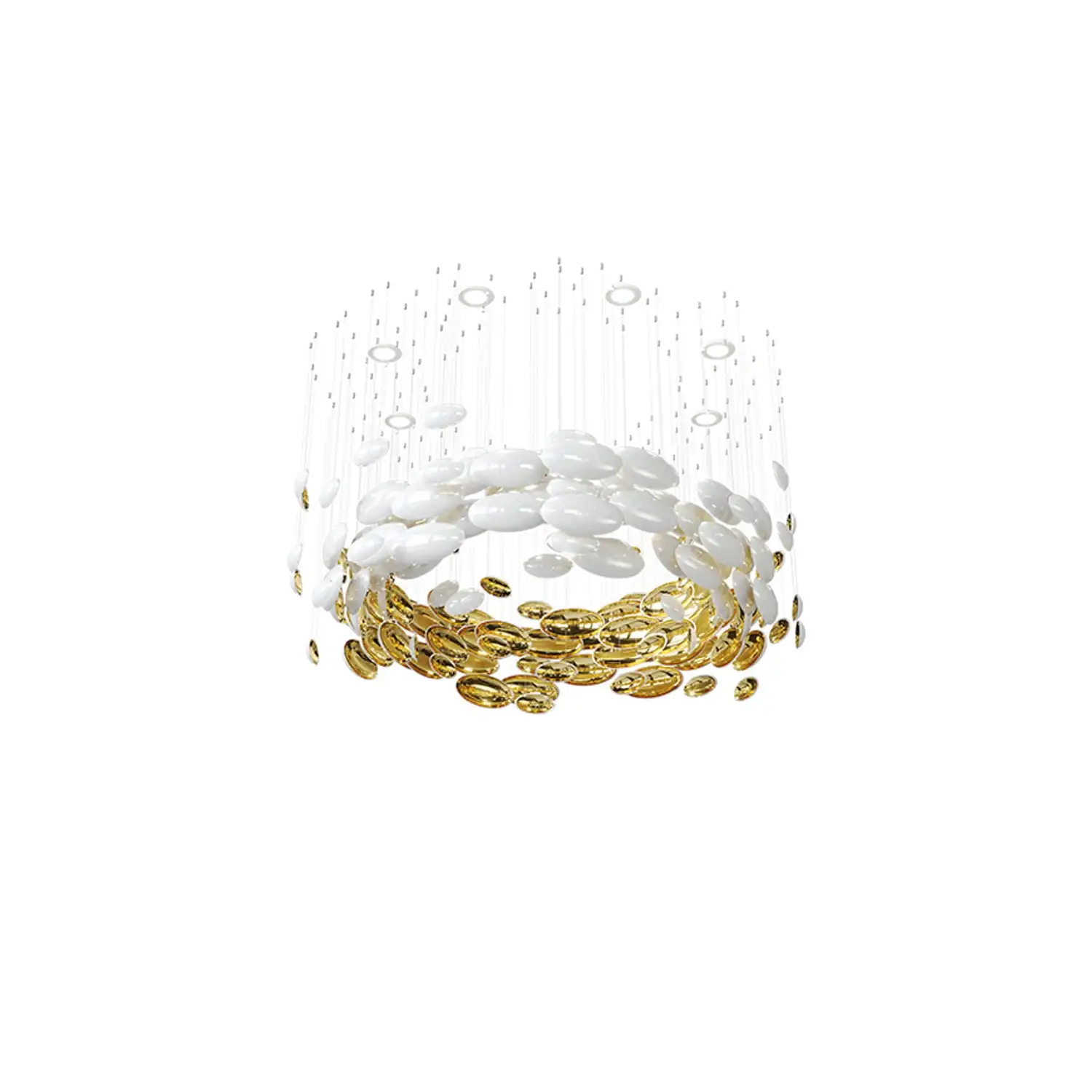 Luxury Lustre Bowl Hanging Chandelier