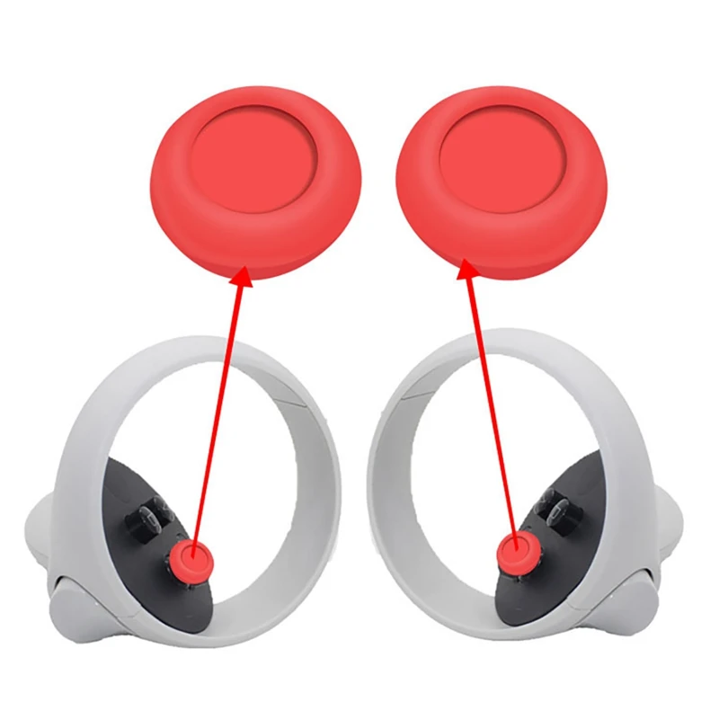 VR 터치 컨트롤러 핸들 그립 케이스 실리콘 전체 보호 D-PZZW용 새 보호 커버