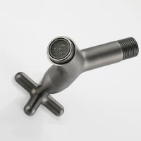 ติดผนังอ่างล้างหน้าก๊อกน้ํา Mop Sink Cold Tap ระเบียง Splash-proof Home Kitchen Sink Quick-เปิดก๊อกน้ําอุปกรณ์ห้องน้ํา 3