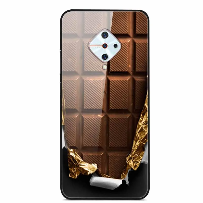 Premium Tempered Glass Back Case with Soft Bumper