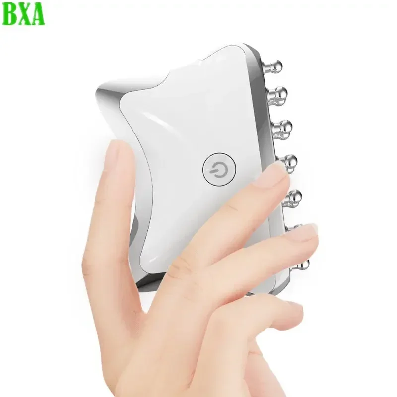 

New Facial Massager Electric Infrared Guasha Massager EMS Body Shaping Meridian Scraping Brush Facial Neck Lifting