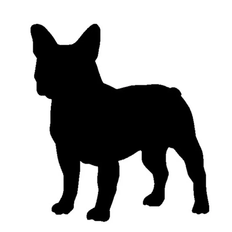 

Car Sticker French Bulldog Personality Sticker Car Shape Fashion Animal Decoration Sticker Waterproof Black/White,13cm*12cm