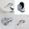 Stainless Steel Handheld Toilet Bidets Sprayer Set Wall Bracket Hand Bidet Faucet for Bathroom Toilet Shower Head Self Cleaning 3