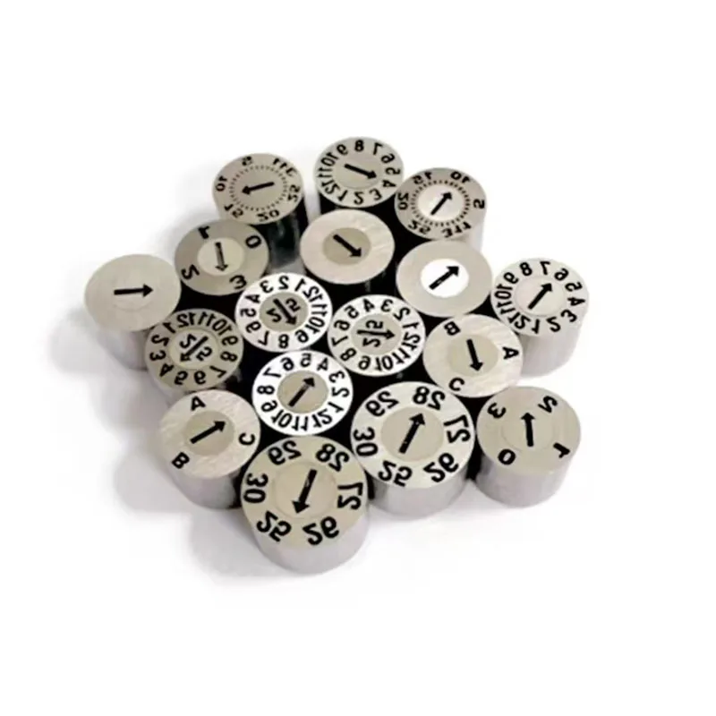 산업용 SUS420 다이 날짜 스탬프 날짜 코드 삽입 날짜 표시 핀 플라스틱 몰드용