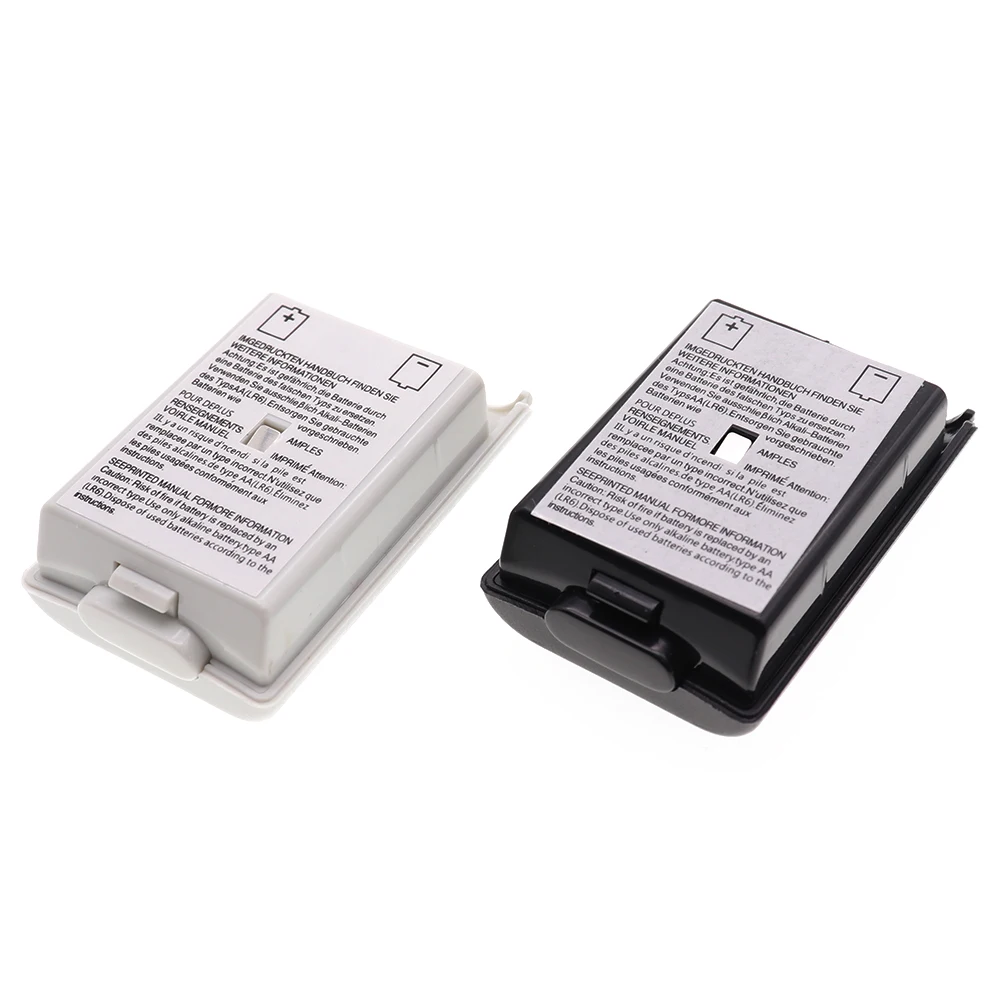1 Pz Back Battery Cover Custodie Supporto Pack Part Shell Case Per Xbox 360 Controller Wireless Joypad Joystick Parti Di Ricambio