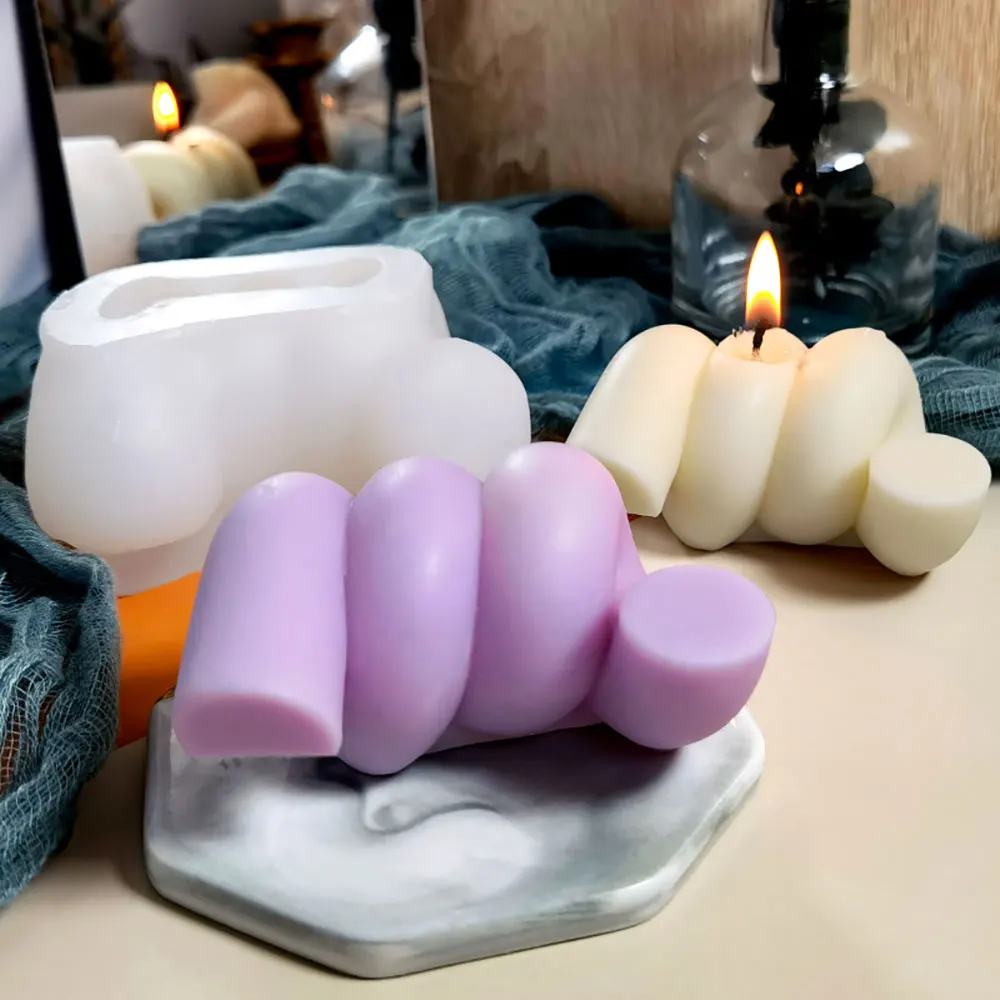 Description Picture 3 of itemFor Fun DIY Wool Ball Knots Scented Candle Silicone Mold Handmade Casting Candle Soap Making Wax Mold Handcraft Home Decoration