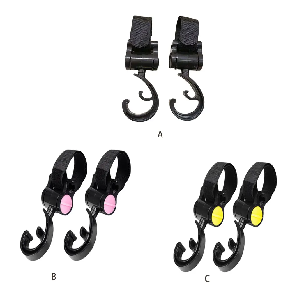 

2/3/5 2x Universal Fit Stroller Accessories - Waterproof For Any Weather Easy To Install Stroller Hooks