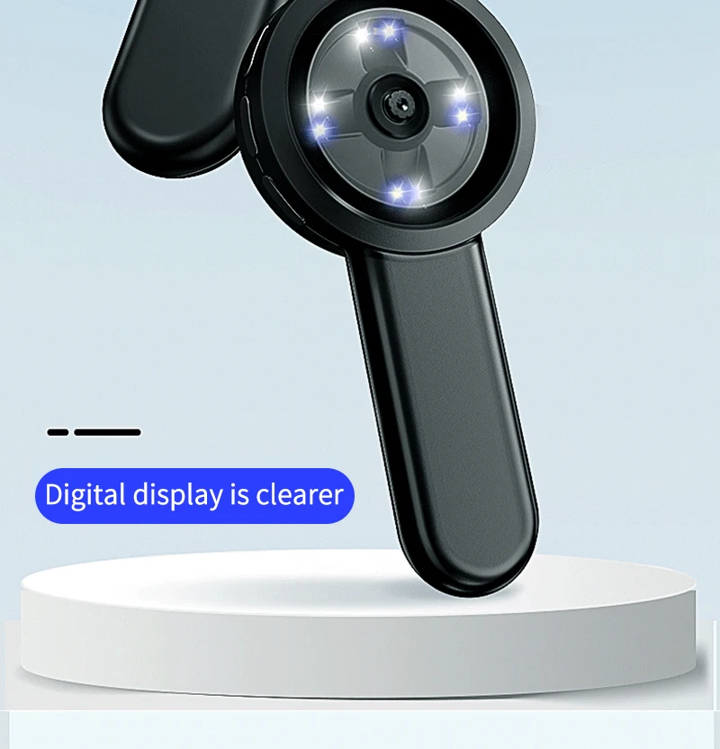 Digital microscope, handheld high-definition electronic magnifying glass for ide