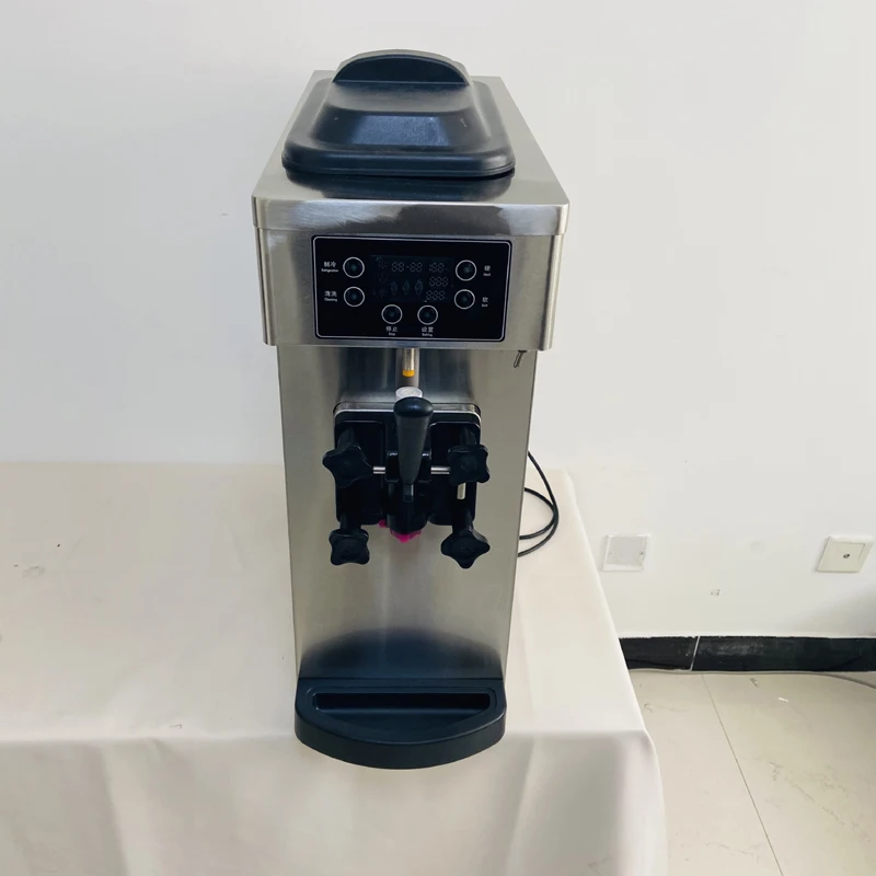 

Small Single Head Ice Cream Machine Desktop With Low Noise Soft Icecream Maker Vending