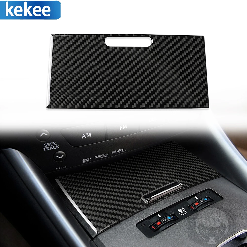 

For Lexus IS IS250 300 350C 2006-2012 Carbon Fiber Car Decal Auto Inner Cigarette Lighter Panel Cover Trim Strip Accessories
