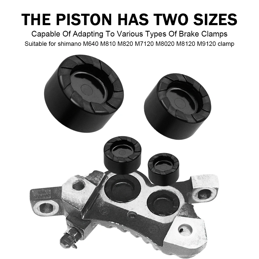 ALLTOO Bike Hydraulic Disc Brake Caliper Piston Kit Parts Fits for shimano Zee M640 M810 M820 M7120 M8020 M8120 M9120 Pistons