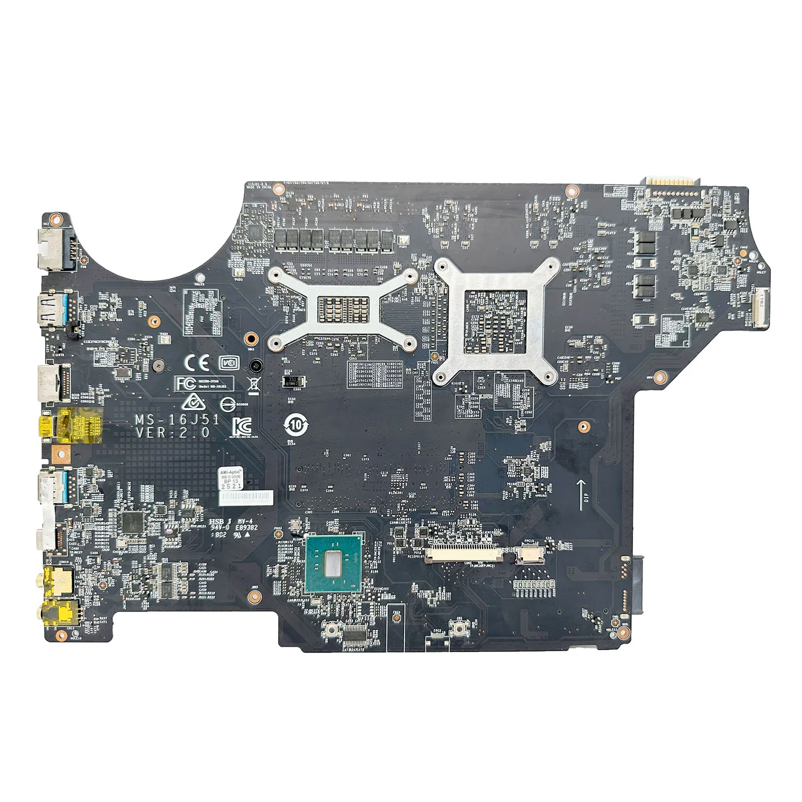 FOR MSI MS-16J51 VER:2.0 Laptop Motherboard With i7-7700HQ CPU