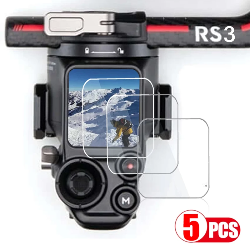 Per La Protezione Dello Schermo Della Fotocamera Dji Rs 3 Pro Rs3 Rs3Pro Pellicola Trasparente Hd In Vetro Temperato Antigraffio Per Accessori Dji Rs 