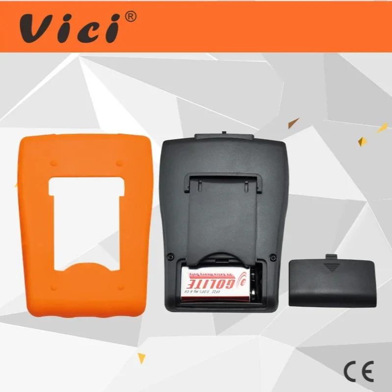 Vici Solar Power Meter LCD BTU Light Radiation Tester Compass Optical Solar Research Glass Light Intensity Data Peak Hold LX107 5