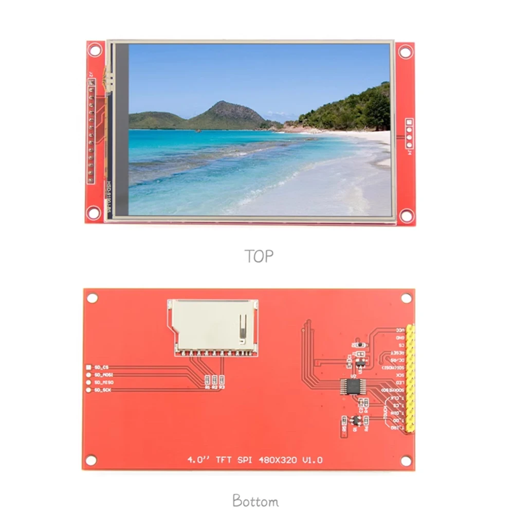 SPI TFT LCD ġ г  Ʈ ,  LED ÷, 2.2 ġ, 2.4 ġ, 2.8 ġ, 3.2 ġ, 3.5 ġ, 4.0 ġ, ILI9341, 240x320