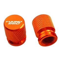 Premium Motorcycle Valve Cap - Durable and Stylish Design (Orange - TUONO 660)