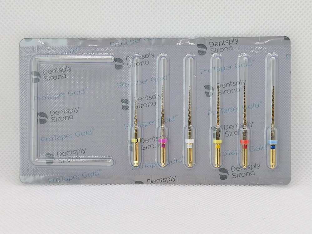Dental Rotary Files 1PKS Dental Protaper Gold Rotary Instrument Heat Activation Flexible Engine Files For Root Canal Tool Dentistry Material