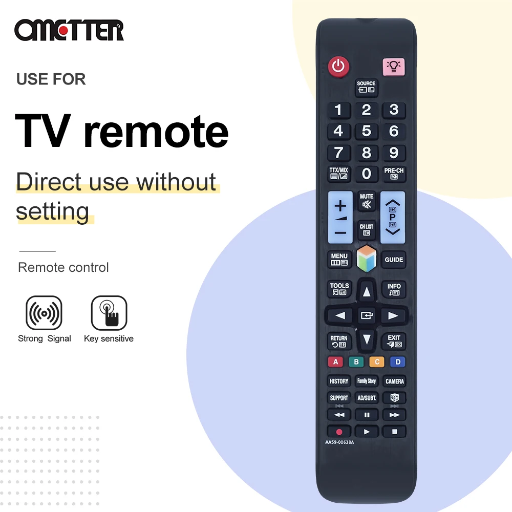 Aa59-00638A Telecomando Universale Per Samsung 3D Smart Tv Aa59 00638A Utilizza Direttamente Il Controller Con Alta Qualità
