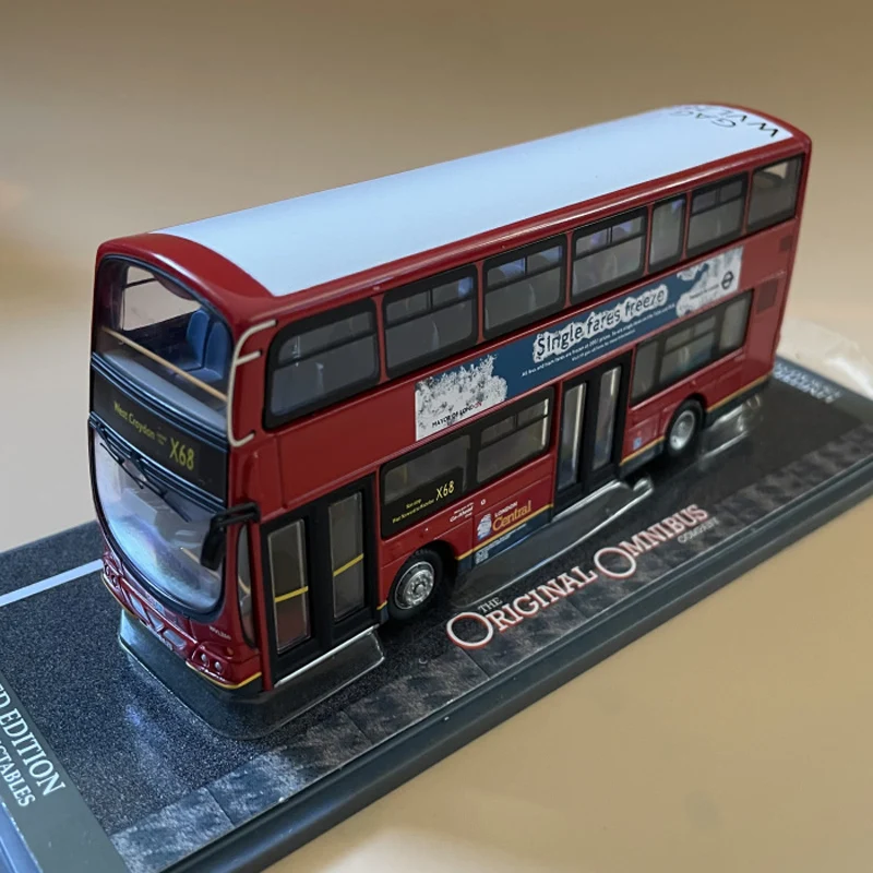1-76-Scale-Diecast-Alloy-London-Double-Decker-Bus-Toy-Cars-Model ...