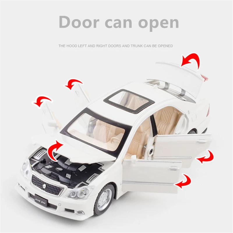 Alloy Car Model Diecasts | Toyota Crown Toy | Alloy Kids Toy