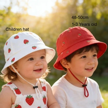Strawberry Kids Bucket Hat 1