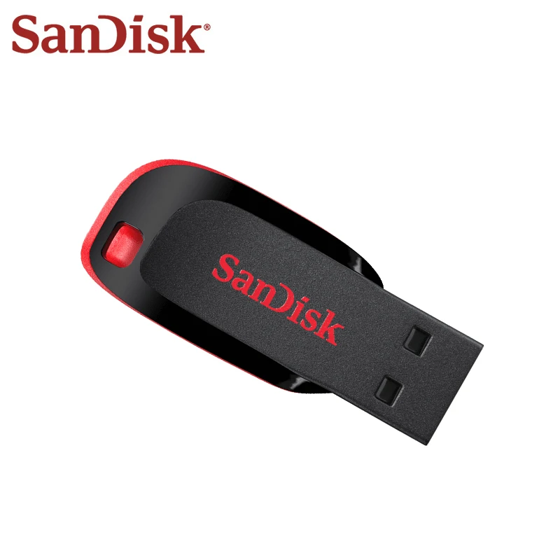 

SanDisk USB CZ50 Flash Memory 16GB 32GB 64GB 128GB Black Mini USB High Speed USB2.0 100% Original Pen Drive for Desktop Laptop
