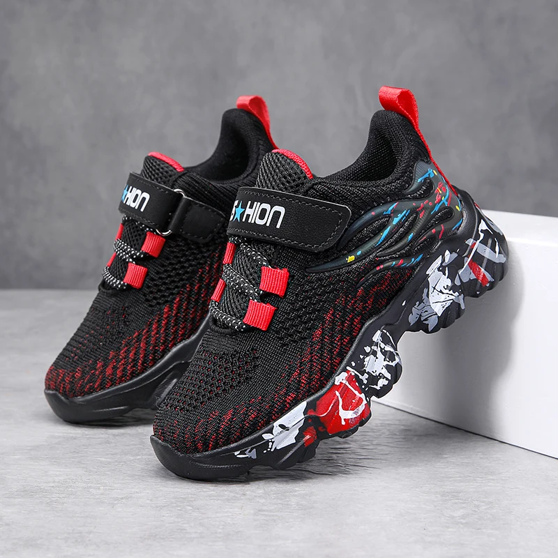 Autumn Children Fashion Sports Shoes High Quality Outdoor Sneakers Boys Girls PU Leisure Trainers Shoes Kids Casual Sneaker sports shoes kids sneakers kids shoes kids sports shoes