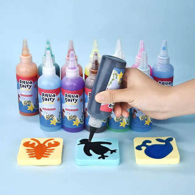 Kids Handmade DIY Craft Painting Stickers Montessori Education Origami Magic Water Elves Kit Set Toys Children Gift Kids Craft 3