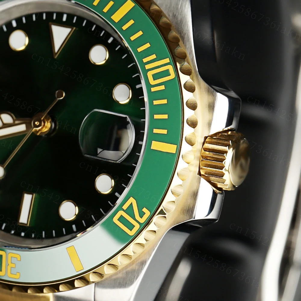 2022 Fashion New 40mm Men's Leisure Sports Sapphire Mirror Stainless Steel Material Waterproof Automatic Mechanical Watch