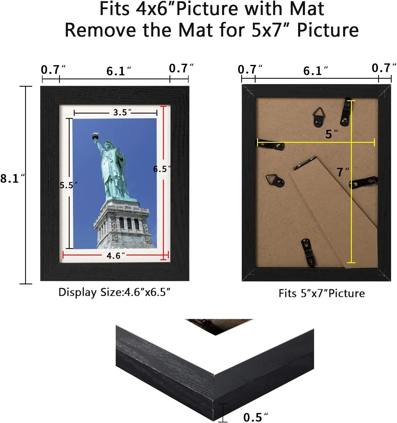 Farmhouse Picture Frame Set 4