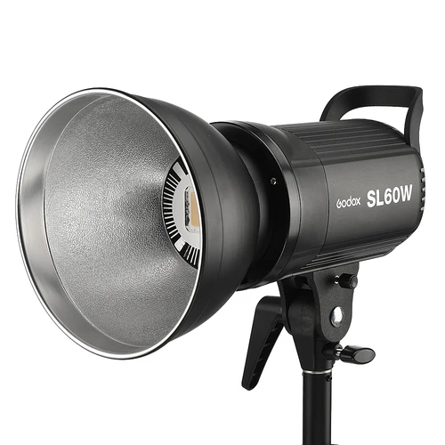 Godox-LED 비디오 라이트 SL-60W SL60W 5600K 화이트 버전, 연속 사용 가능, 스튜디오 비디오 녹화 용 Bowens 받침대 2