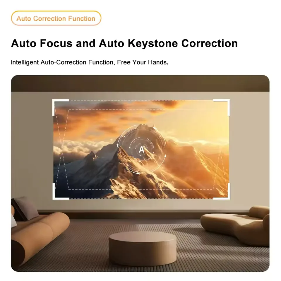 VF X9 Pro Plus 1500 ANSI 루멘 1080P 풀 HD 프로젝터 스마트 프로젝터 4K LED 안드로이드 12 비디오 프로젝터 홈시어터 빔프로젝터