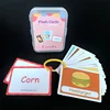 Kid Flash Cards Learning Double Sides With Pictures Alphabets Numbers Colors Early Educational Toys Game Preschool Kindergarten 2